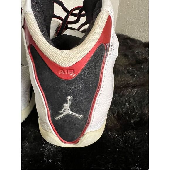 Size 12 - Nike Air Jordan 21 OG White Varsity Red Leather Suede (313038-161 main image 8